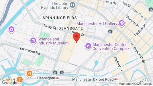 Apartments for rent i Manchester - Lancashire - kort over placeringen