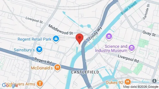 Apartments for rent i Manchester - Lancashire - kort over placeringen