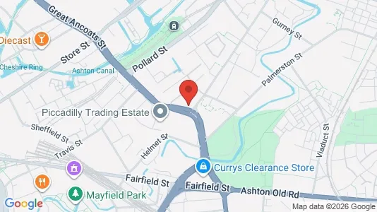 Apartments for rent i Manchester - Lancashire - kort over placeringen