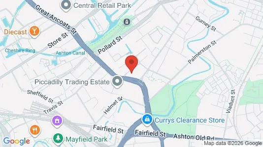 Apartments for rent i Manchester - Lancashire - kort over placeringen