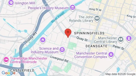 Apartments for rent i Manchester - Lancashire - kort over placeringen