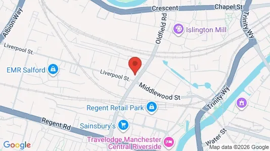 Apartments for rent i Salford - Lancashire - kort over placeringen