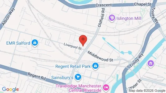 Apartments for rent i Salford - Lancashire - kort over placeringen