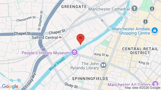 Apartments for rent i Manchester - Lancashire - kort over placeringen