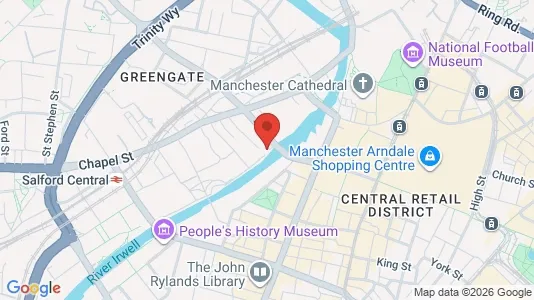 Apartments for rent i Salford - Lancashire - kort over placeringen