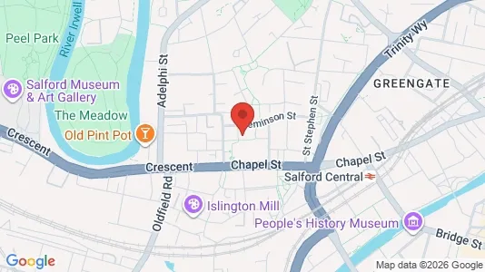 Apartments for rent i Salford - Lancashire - kort over placeringen