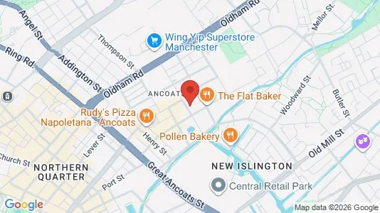 Apartments for rent i Manchester - Lancashire - kort over placeringen