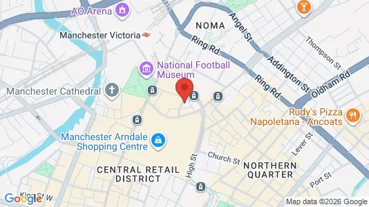 Apartments for rent i Manchester - Lancashire - kort over placeringen