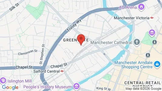 Apartments for rent i Salford - Lancashire - kort over placeringen