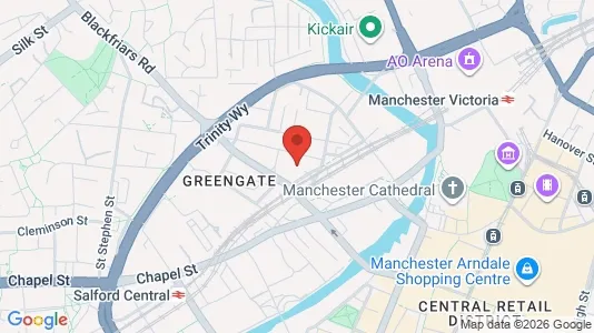 Apartments for rent i Salford - Lancashire - kort over placeringen