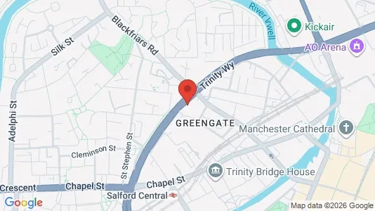 Apartments for rent i Salford - Lancashire - kort over placeringen