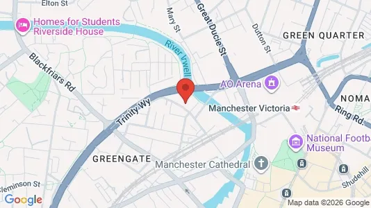 Apartments for rent i Salford - Lancashire - kort over placeringen