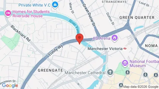 Apartments for rent i Salford - Lancashire - kort over placeringen