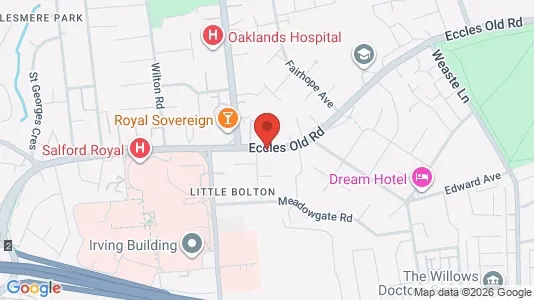 Apartments for rent i Salford - Lancashire - kort over placeringen