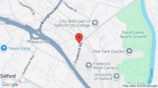 Apartments for rent i Salford - Lancashire - kort over placeringen