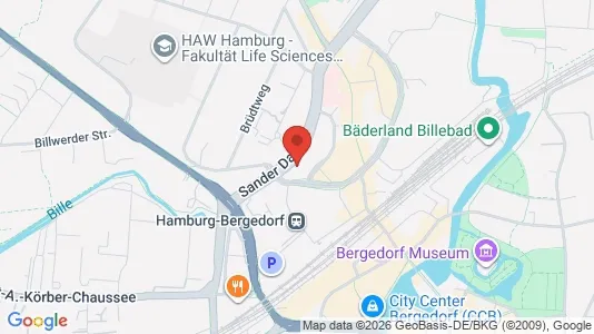 Apartments for rent i Hamburg Bergedorf - kort over placeringen