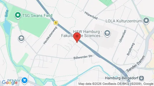 Apartments for rent i Hamburg Bergedorf - kort over placeringen