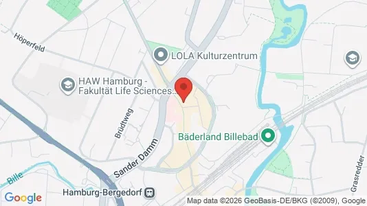 Apartments for rent i Hamburg Bergedorf - kort over placeringen