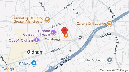 Apartments for rent i Oldham - Lancashire - kort over placeringen