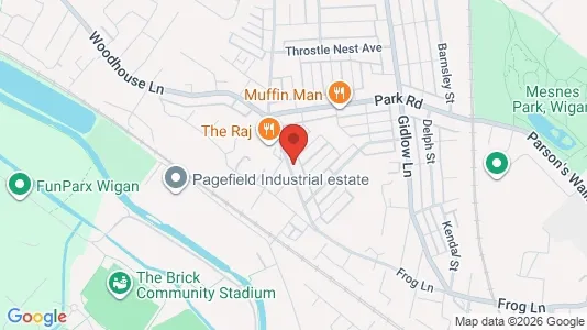Apartments for rent i Wigan - Lancashire - kort over placeringen