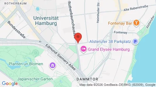 Apartments for rent i Hamburg Eimsbuttel - kort over placeringen