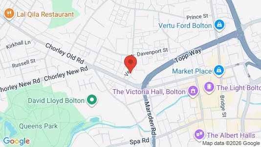 Apartments for rent i Bolton - Lancashire - kort over placeringen
