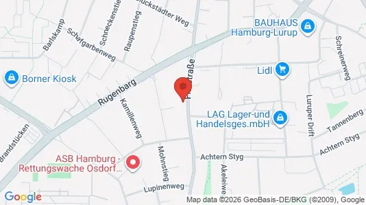 Apartments for rent i Hamburg Altona - kort over placeringen