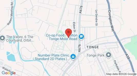 Apartments for rent i Bolton - Lancashire - kort over placeringen