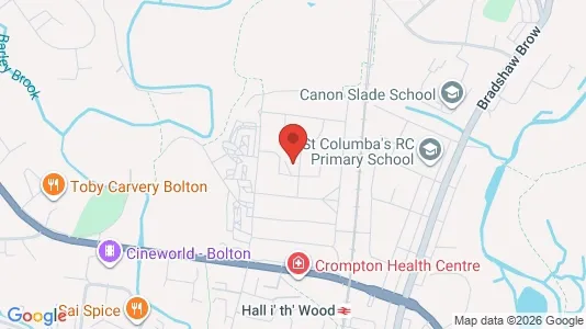 Apartments for rent i Bolton - Lancashire - kort over placeringen