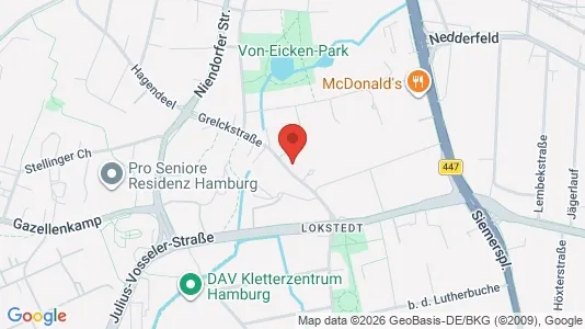Apartments for rent i Hamburg Eimsbuttel - kort over placeringen