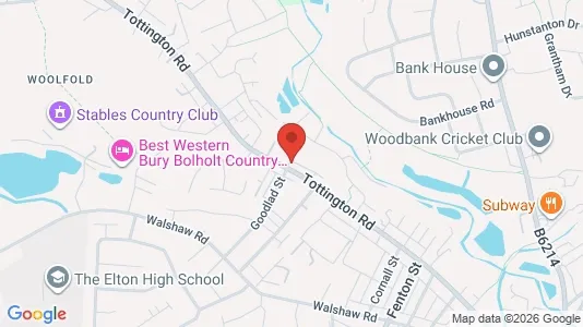 Apartments for rent i Bury - Lancashire - kort over placeringen