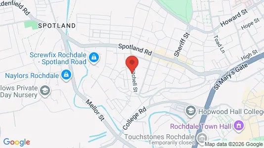Apartments for rent i Rochdale - Lancashire - kort over placeringen