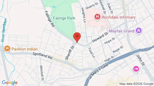 Apartments for rent i Rochdale - Lancashire - kort over placeringen