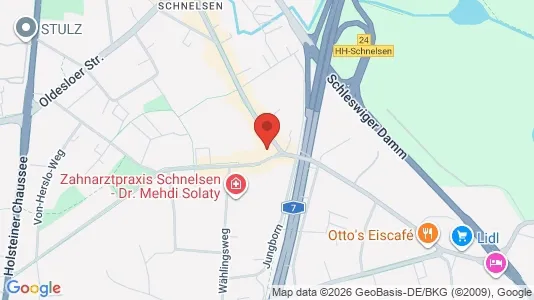Apartments for rent i Hamburg Eimsbuttel - kort over placeringen