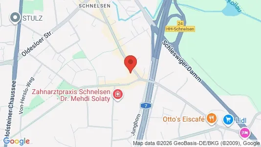 Apartments for rent i Hamburg Eimsbuttel - kort over placeringen