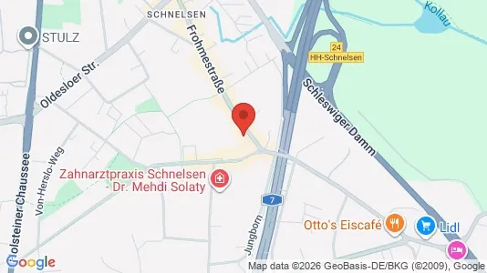Apartments for rent i Hamburg Eimsbuttel - kort over placeringen