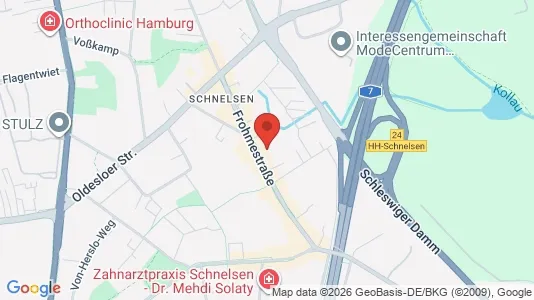 Apartments for rent i Hamburg Eimsbuttel - kort over placeringen