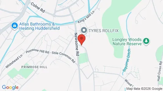 Apartments for rent i Huddersfield - West Yorkshire - kort over placeringen