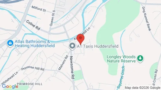 Apartments for rent i Huddersfield - West Yorkshire - kort over placeringen