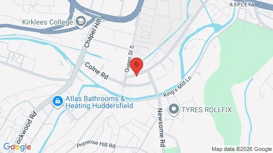 Apartments for rent i Huddersfield - West Yorkshire - kort over placeringen