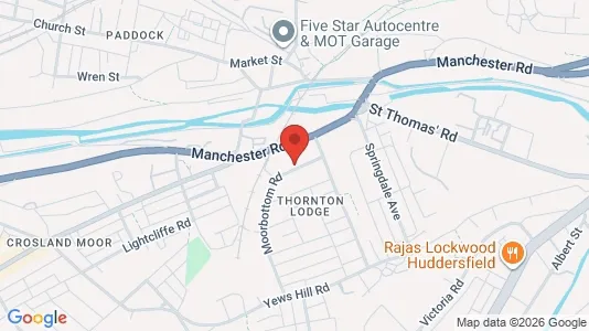 Apartments for rent i Huddersfield - West Yorkshire - kort over placeringen