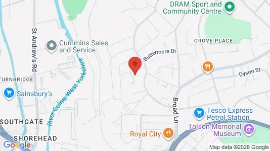 Apartments for rent i Huddersfield - West Yorkshire - kort over placeringen