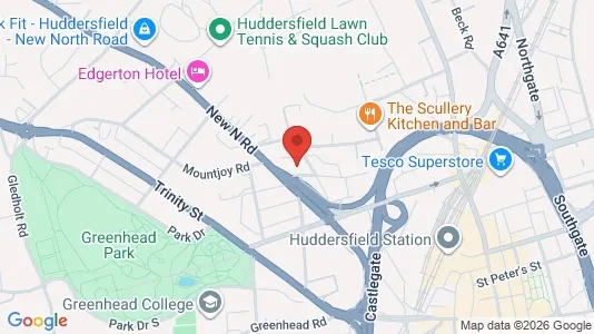 Apartments for rent i Huddersfield - West Yorkshire - kort over placeringen