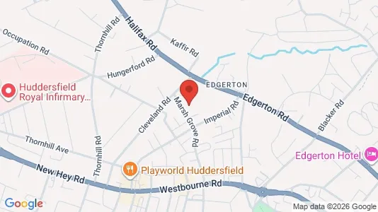 Apartments for rent i Huddersfield - West Yorkshire - kort over placeringen