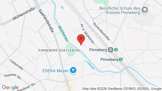Apartments for rent i Pinneberg - kort over placeringen