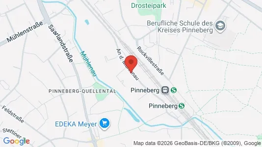 Apartments for rent i Pinneberg - kort over placeringen