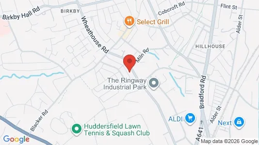 Apartments for rent i Huddersfield - West Yorkshire - kort over placeringen