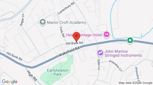 Apartments for rent i Dewsbury - West Yorkshire - kort over placeringen