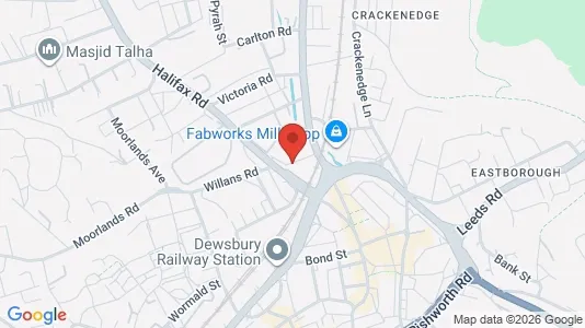 Apartments for rent i Dewsbury - West Yorkshire - kort over placeringen