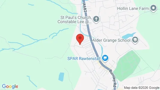 Rooms for rent i Rossendale - Lancashire - kort over placeringen
